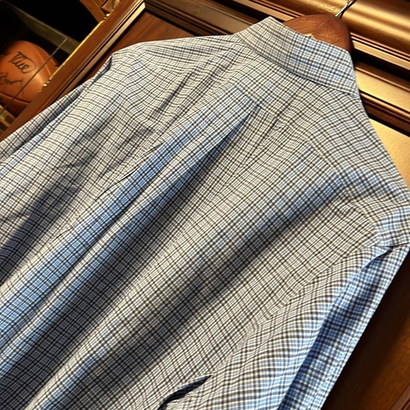 Ralph Lauren Classic Fit Multicolored Blue Plaid button-down Casual Dress wear! - Picture 6 of 8